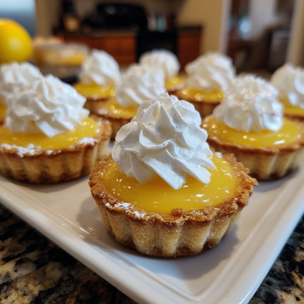 Valentines Treats Mini Lemon Tarts