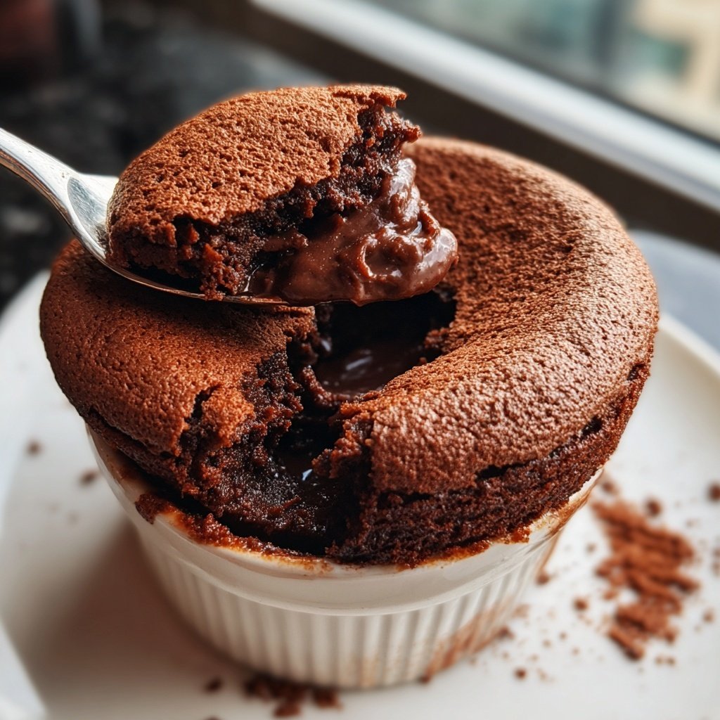 Chocolate Soufflé for Two